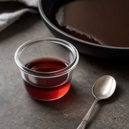 red-wine vinegar (cuka anggur merah), 5 ml for Beef Wellington