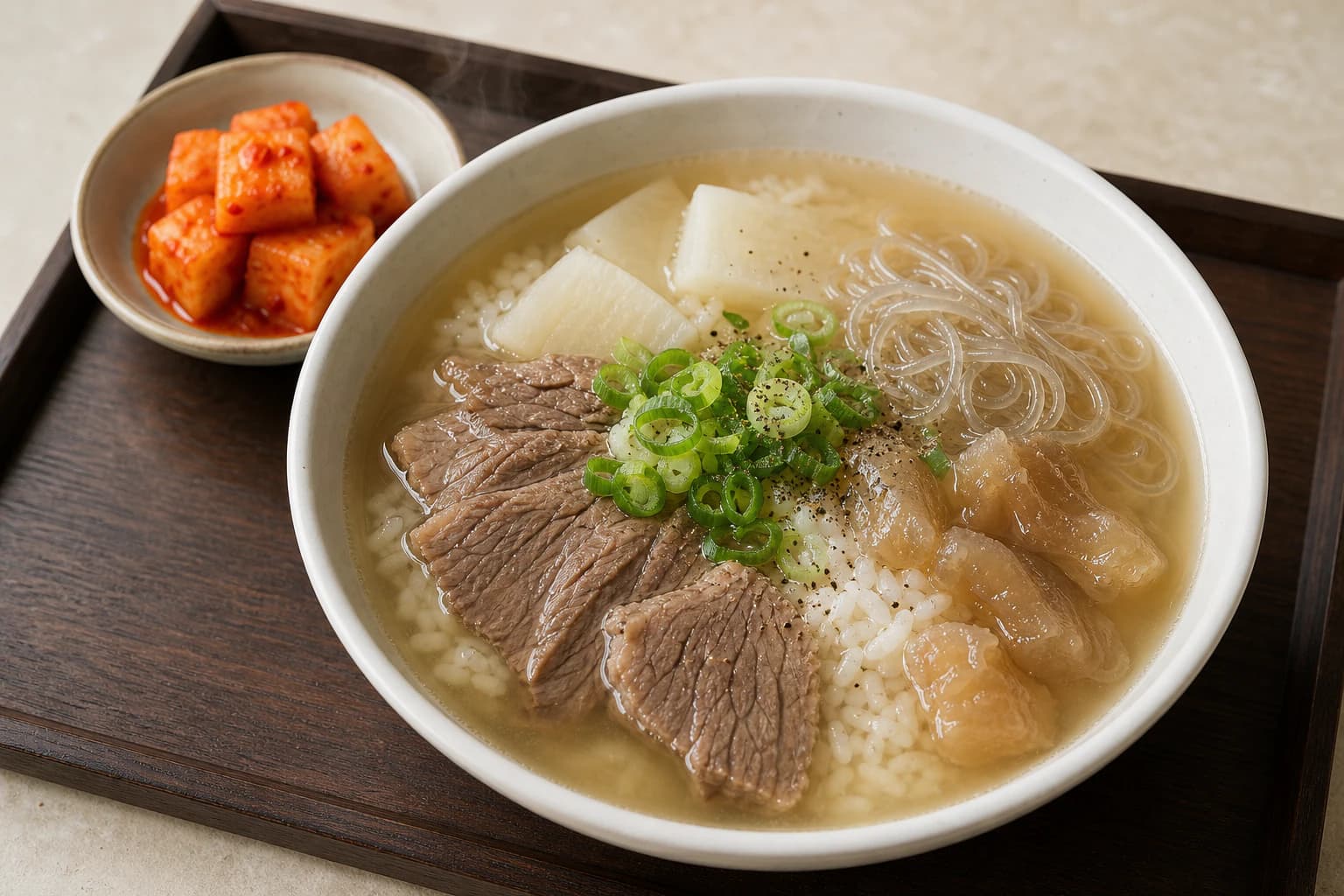 Easy Gomtang plated dish