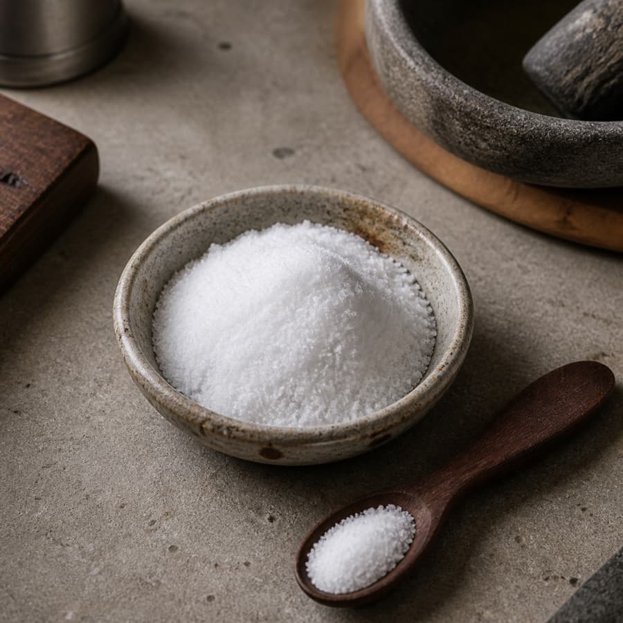 fine salt (garam halus) for Ayam Goreng Kalasan
