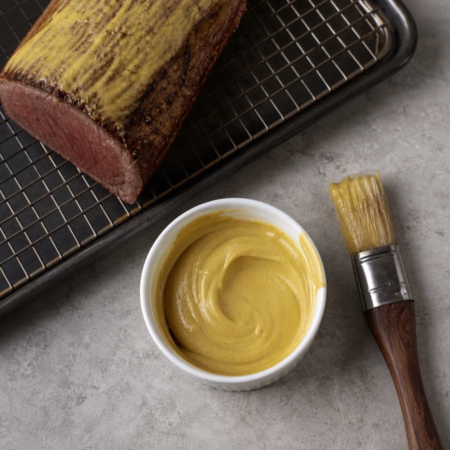 Dijon mustard (mustard Dijon) for Beef Wellington