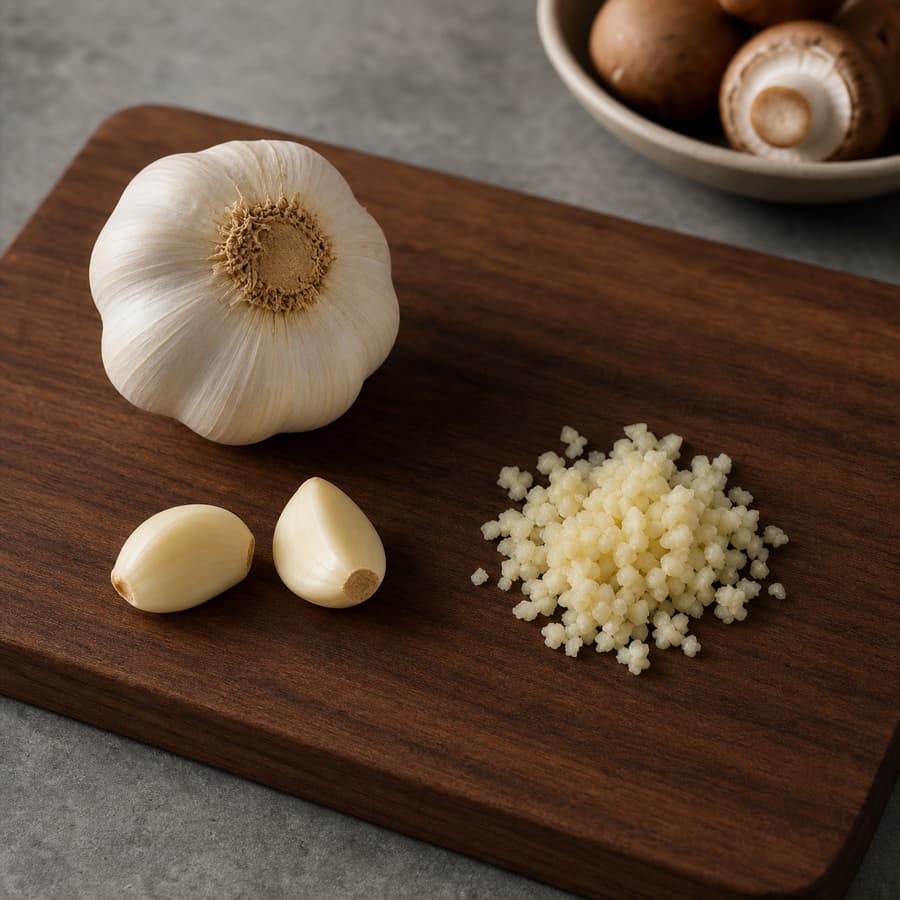garlic (bawang putih) for Beef Wellington