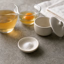 fine sea salt (garam laut halus), 3 g for Chawanmushi