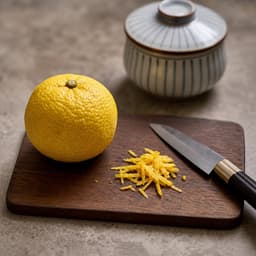 yuzu peel (kulit yuzu), 0.5 g for Chawanmushi