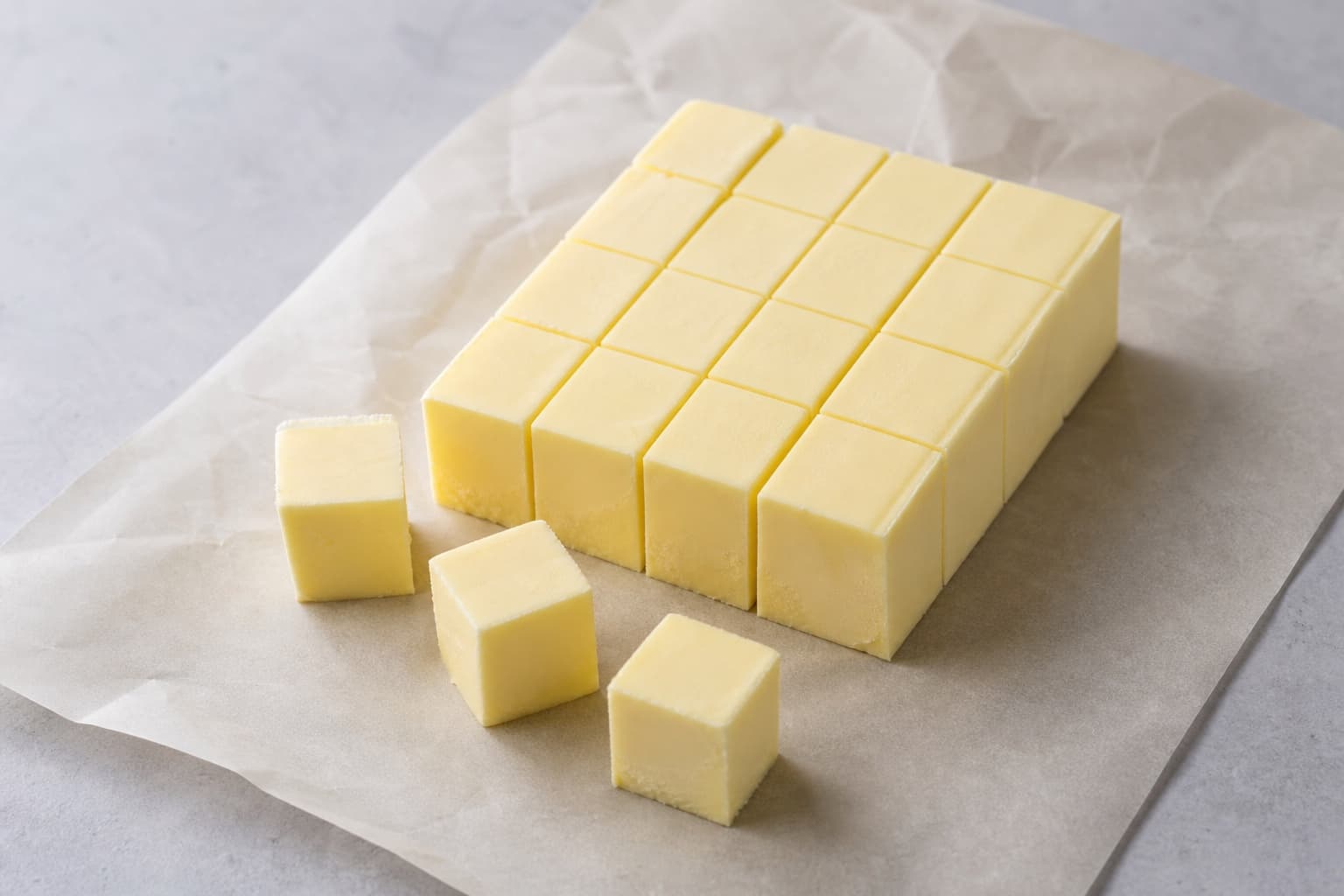 cold unsalted butter (mentega tawar dingin) for Crisp-Skin Salmon with Miso-Lemon Butter