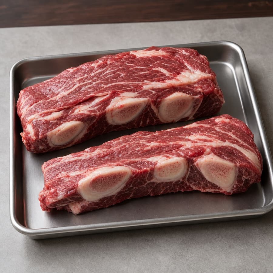 meaty bone-in beef short ribs (iga sapi bertulang dan berdaging) for Iga Sapi Goreng Madu