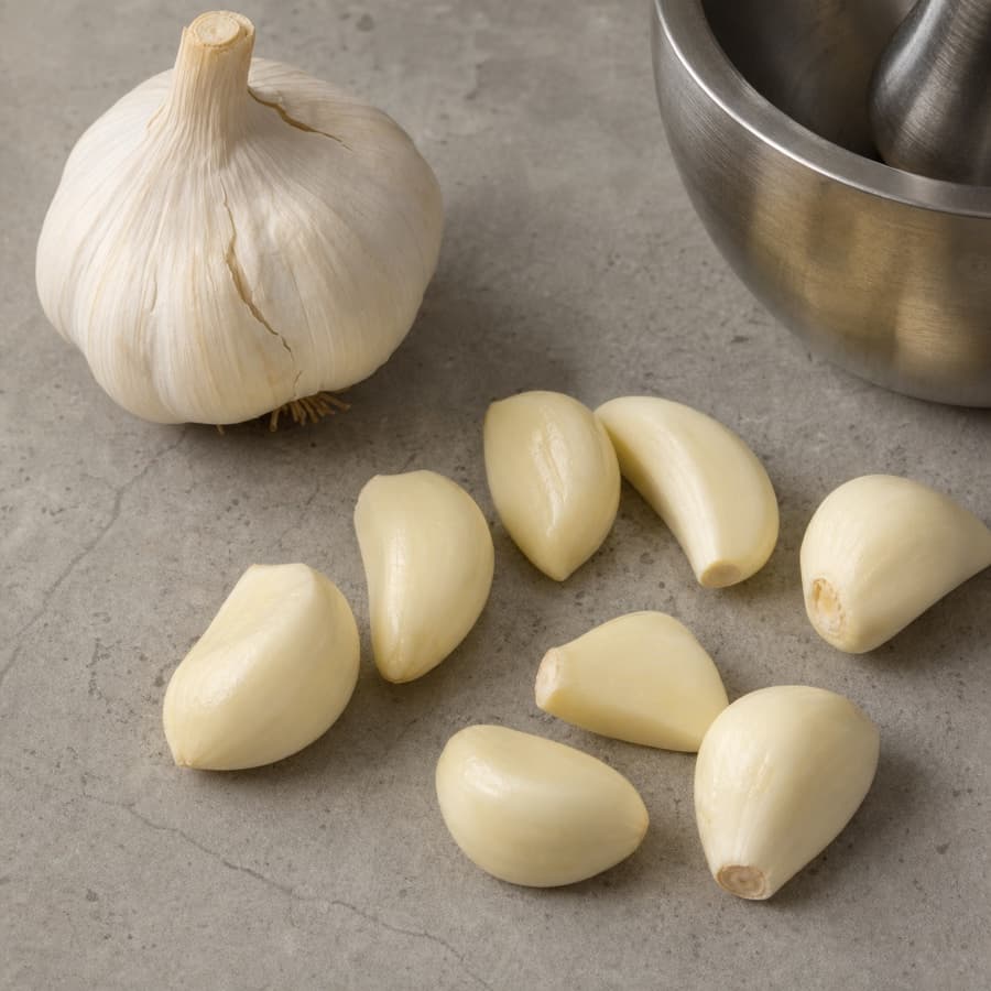 garlic (bawang putih) for Iga Sapi Goreng Madu