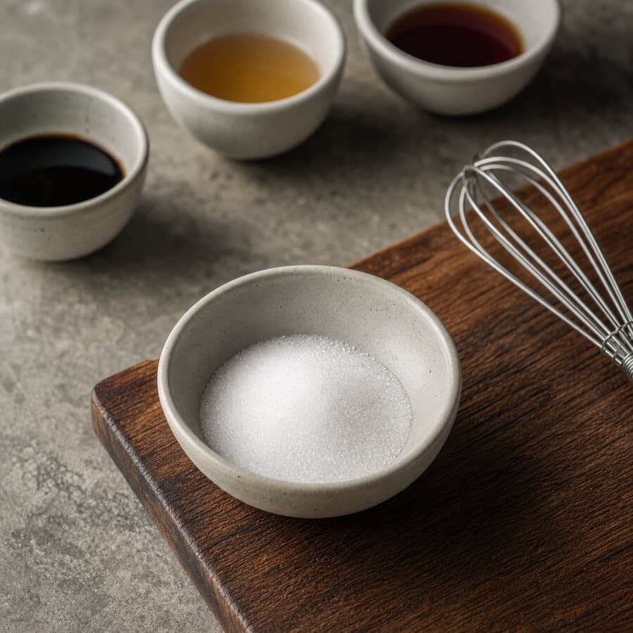 white sugar (gula putih) for Japanese Pork Tonkatsu