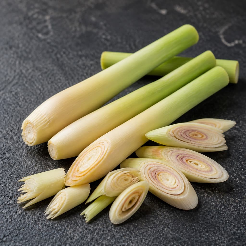 lemongrass (serai) for Laksa Lemak