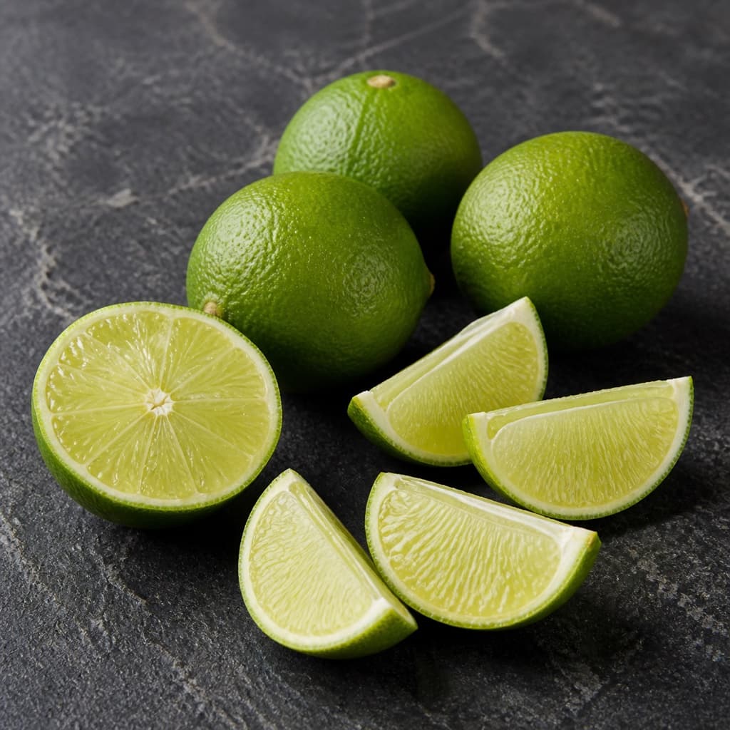 lime (jeruk nipis) for Laksa Lemak