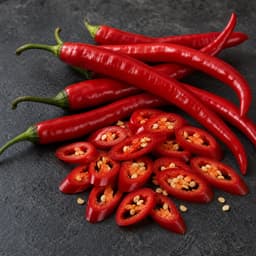 red chilli (cabai merah), 1 chilli for Nasi Goreng