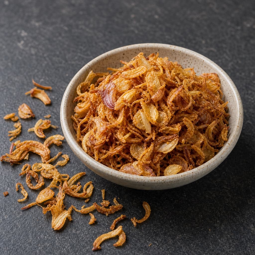 fried shallots (bawang goreng) for Opor Ayam