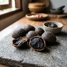keluak nut (kluwek atau keluak), 5 nuts for Rawon