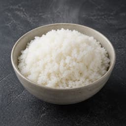 steamed rice (nasi putih), 4 cups cooked for Rawon