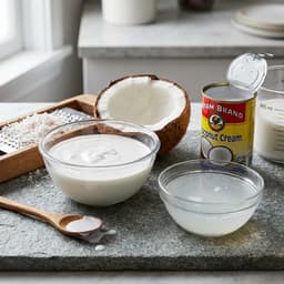 coconut milk (santan), 800 ml for Rendang