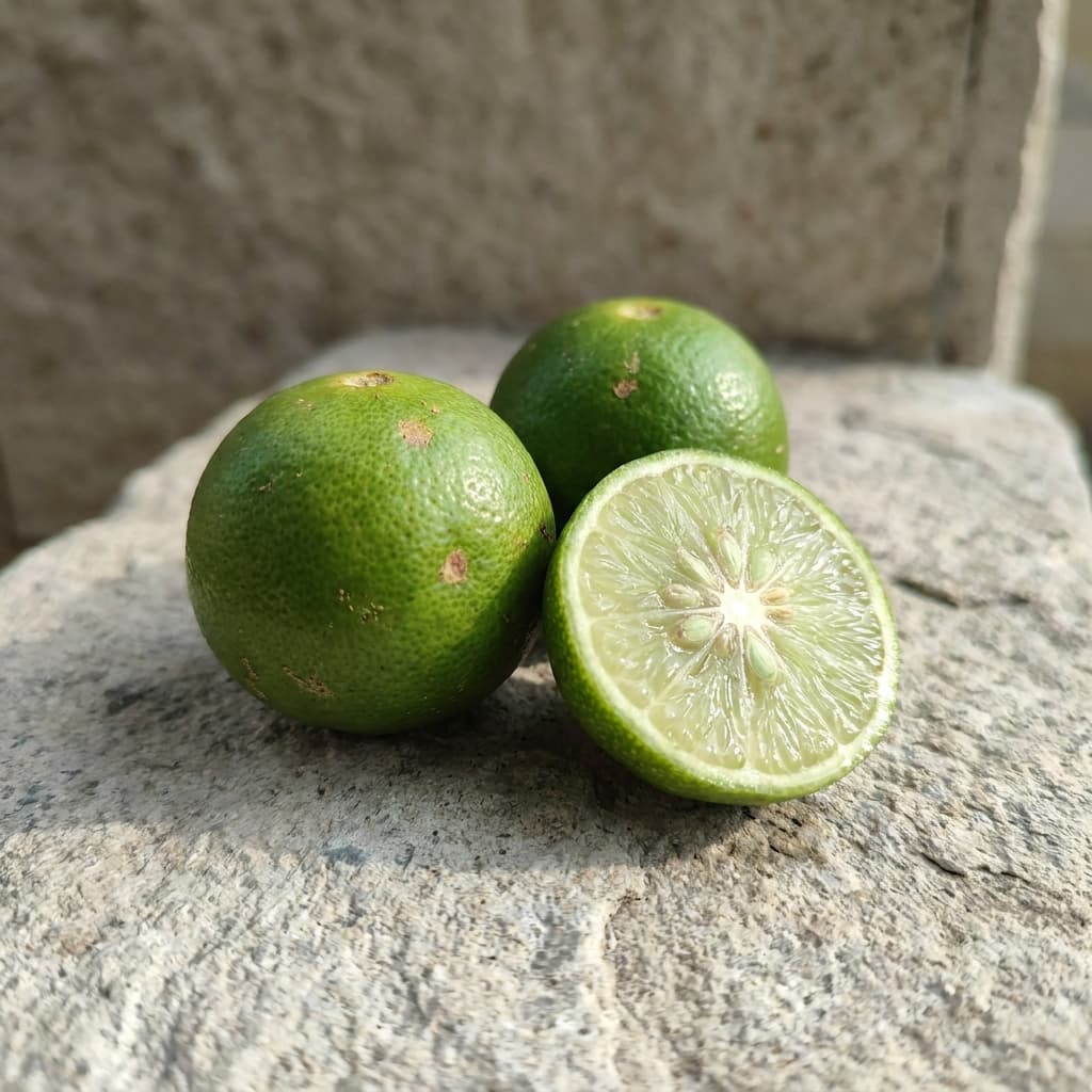 lime (jeruk limau) for Sate Ayam