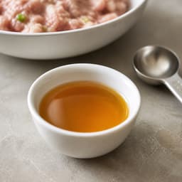toasted sesame oil (minyak wijen sangrai), 3 ml for Xiao Long Bao