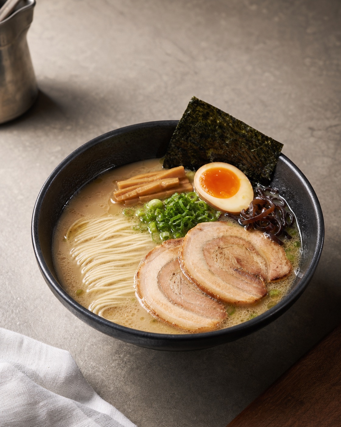 Tonkotsu Shoyu Ramen plated dish reference