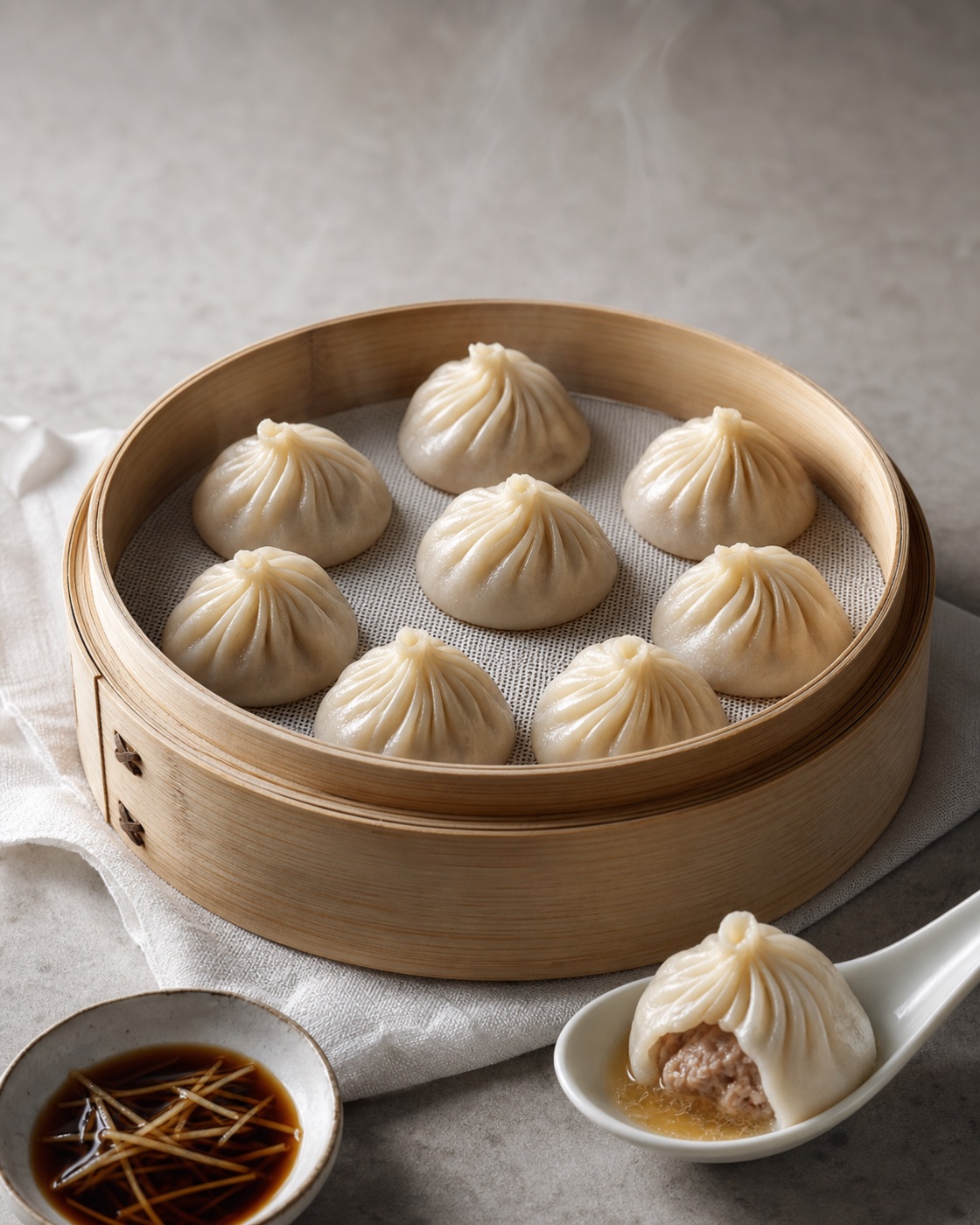 Xiao Long Bao plated dish reference