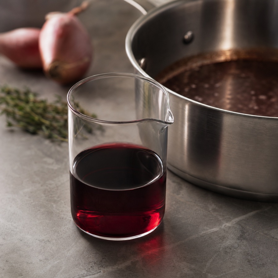 Dry red wine