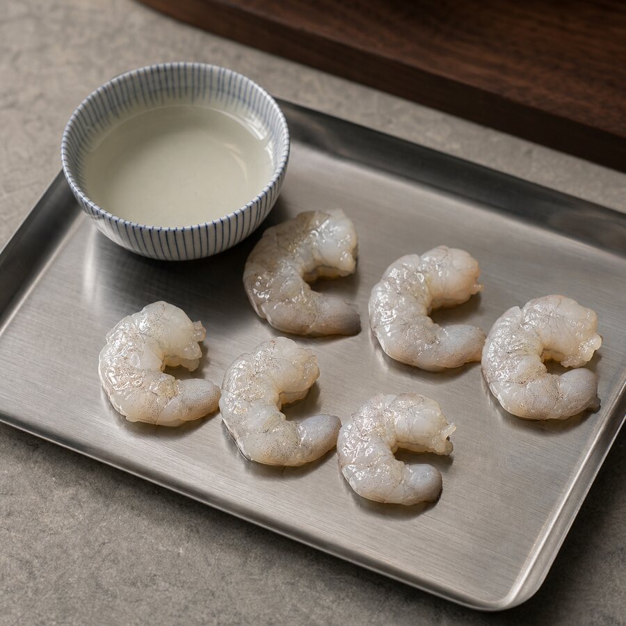 Peeled deveined small shrimp