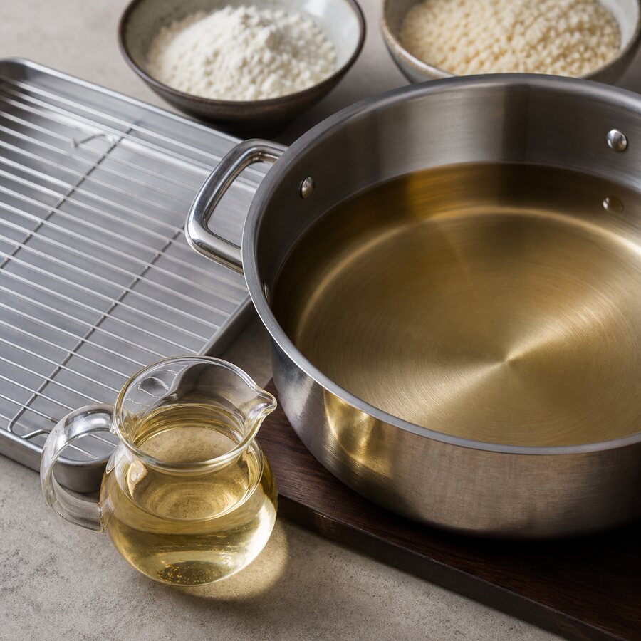 Neutral high-heat frying oil