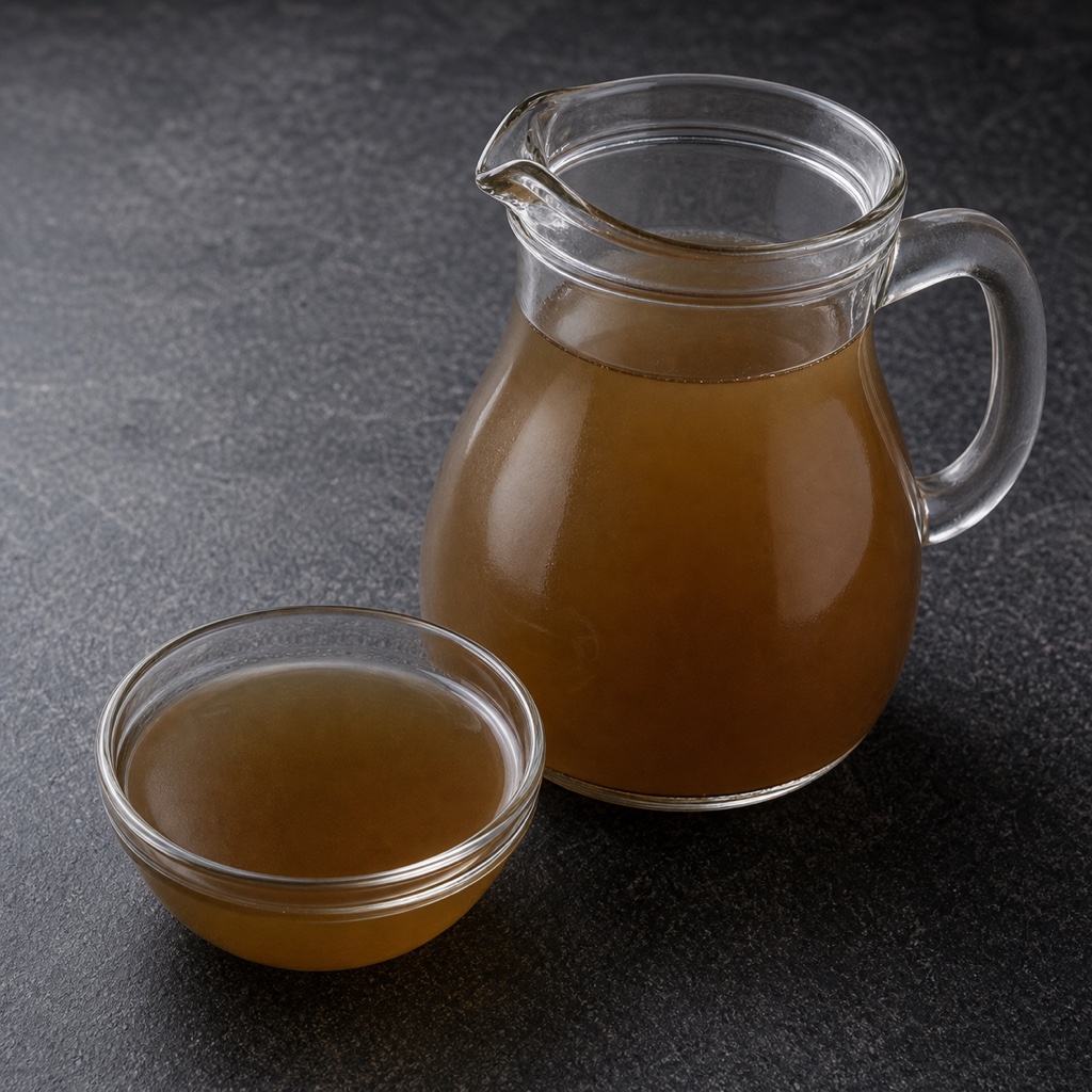 Water or beef stock ingredient identification reference