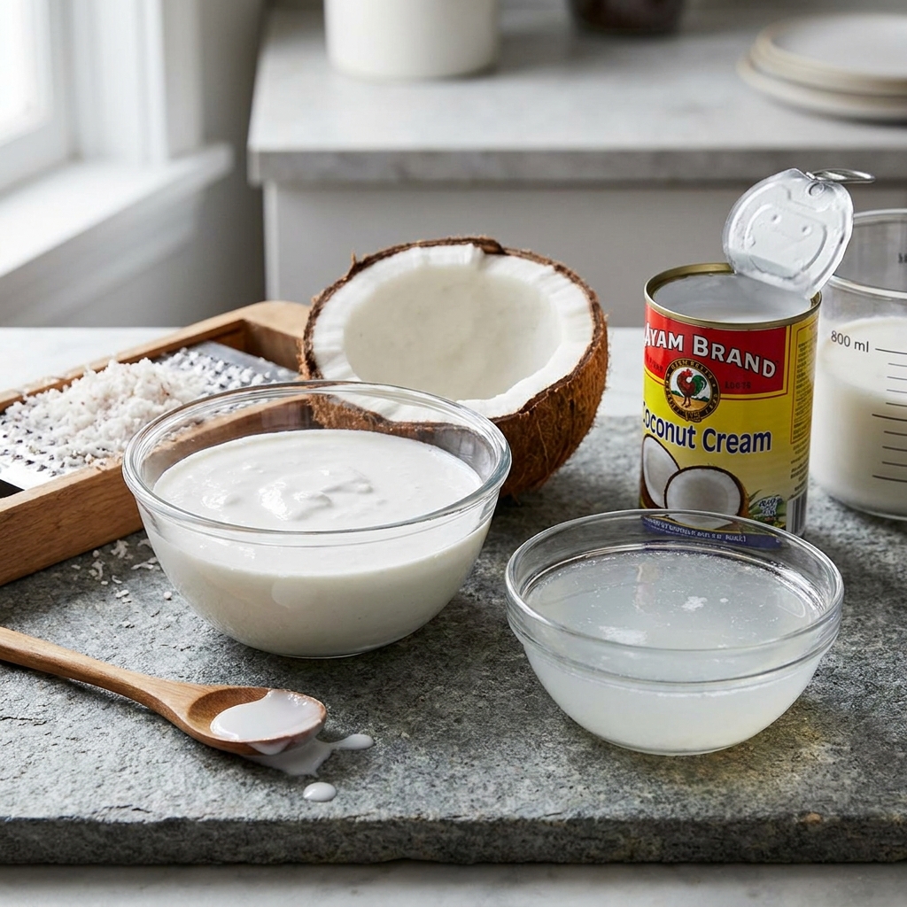 coconut milk, prototype ingredient reference for Rendang