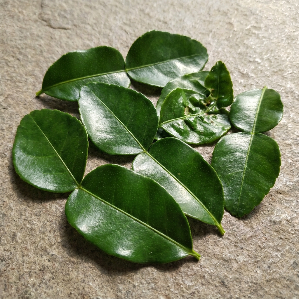 makrut lime leaf, prototype ingredient reference for Rendang