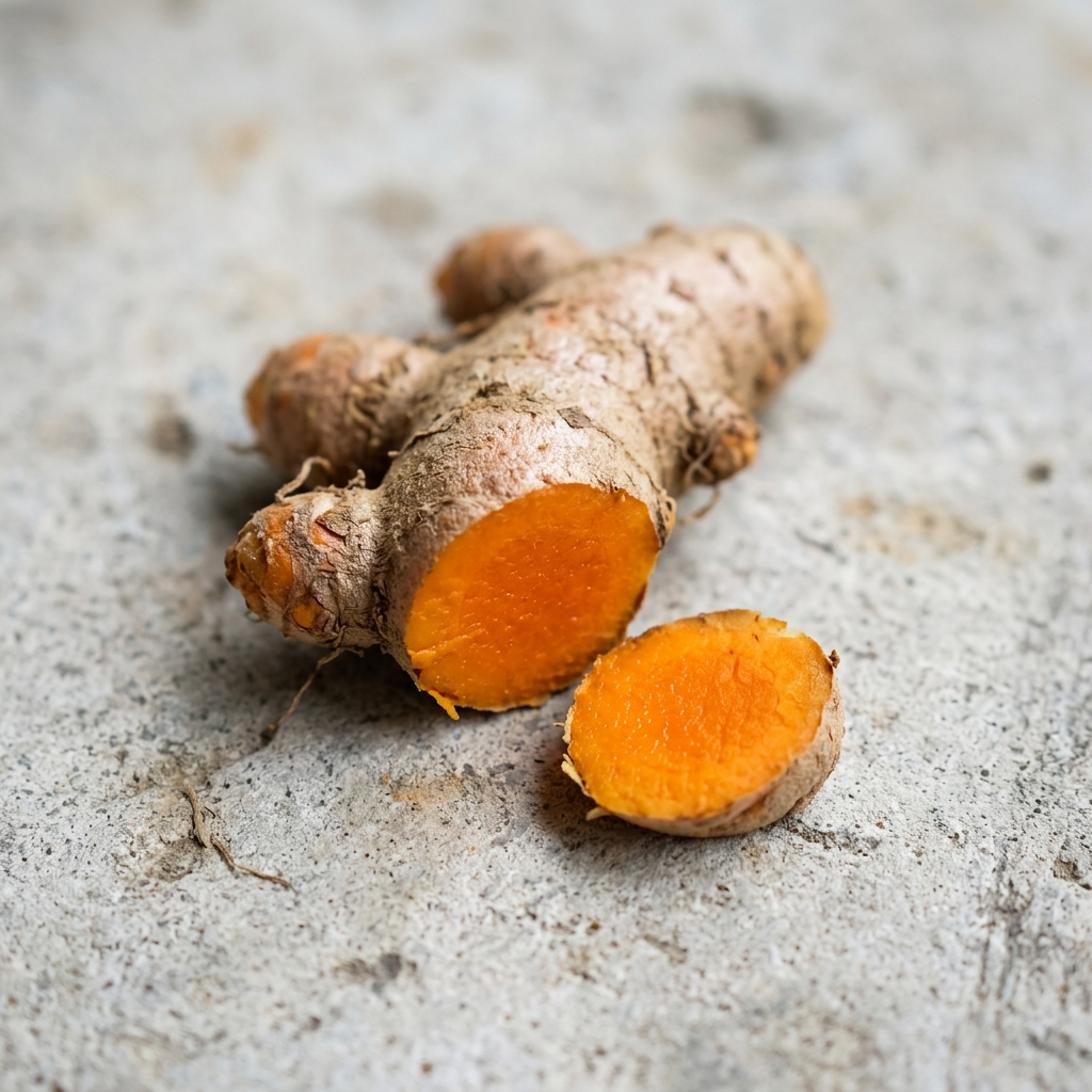 Soto Ayam: fresh turmeric
